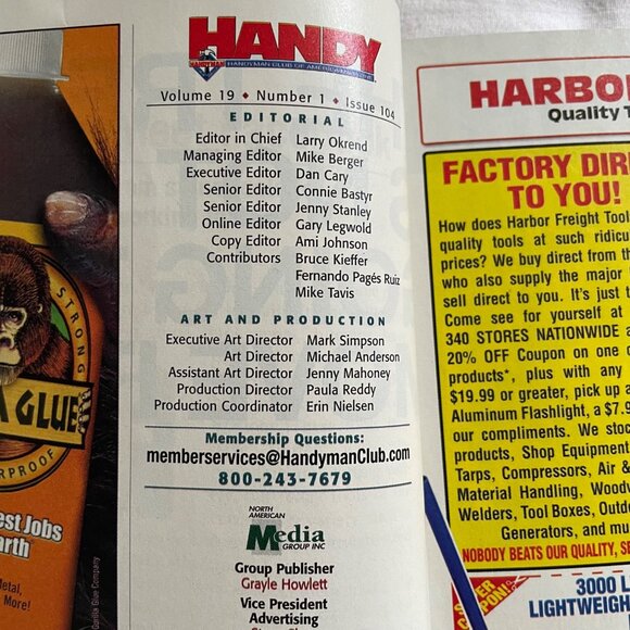 Handyman Club of America Magazine Vol 19 Issue 104 No 1 Feb Mar 2011 Kitchen Pro - Picture 4 of 7